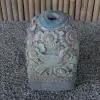 Product image 6 of the product “Balinese Stand for Umbrella or Flag - Old Style - Made from cement and taro sand, several parts, Approx. 50cm height ”